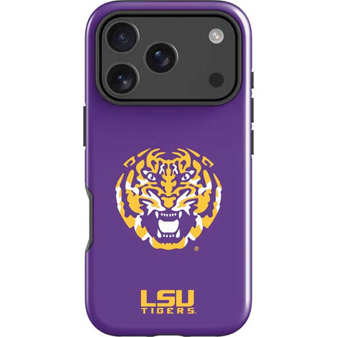 LSU Purple Tiger Mascot iPhone 17 Pro Max Impact Case