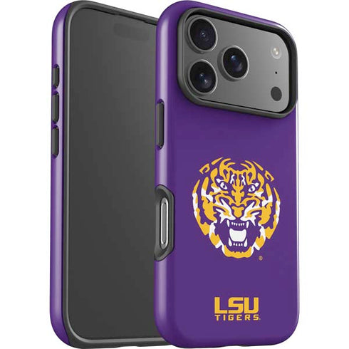 LSU Purple Tiger Mascot iPhone 17 Pro Max Impact Case
