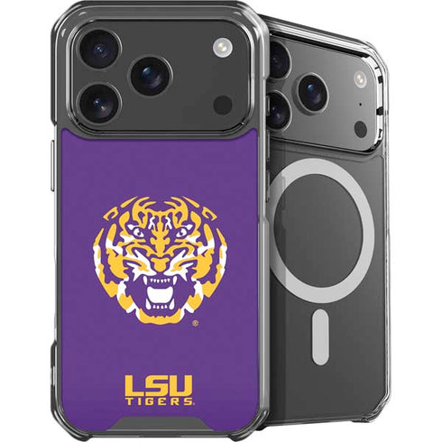 LSU Purple Tiger Mascot iPhone 17 Pro Max MagSafe Case