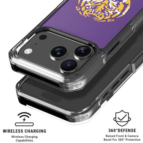 LSU Purple Tiger Mascot iPhone 17 Pro Max MagSafe Case