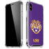LSU Purple Tiger Mascot iPhone X/XS Clear Case