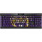 Louisiana State University - LSU Purple Tiger Mascot K95 RGB PLATINUM Mechanical Gaming Keyboard Skin