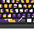 Louisiana State University - LSU Purple Tiger Mascot K95 RGB PLATINUM Mechanical Gaming Keyboard Skin