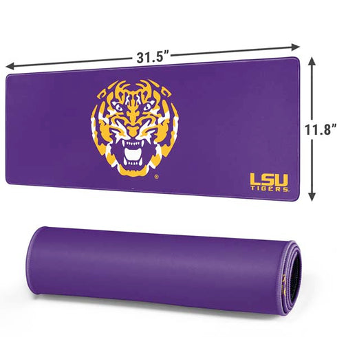 Louisiana State University - LSU Purple Tiger Mascot Gaming Mouse Pad