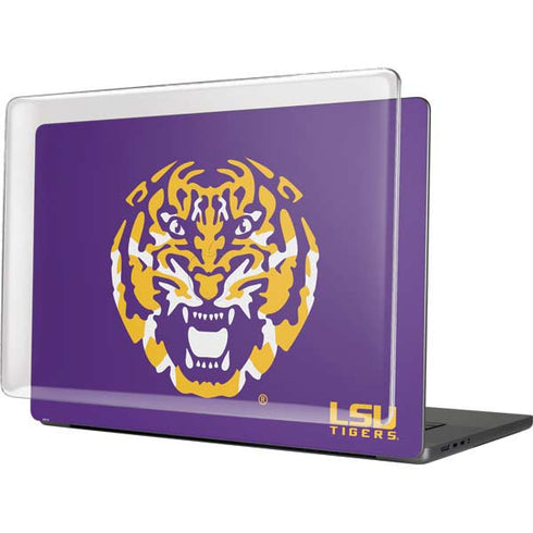 LSU Purple Tiger Mascot MacBook Pro 16in (2021-25) Case plus Skin