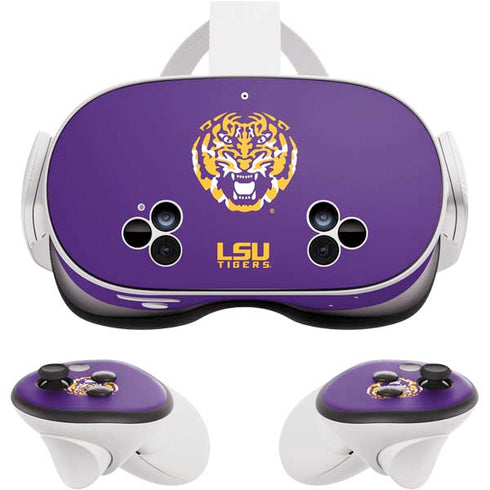 LSU Purple Tiger Mascot Meta Quest 3S Skin