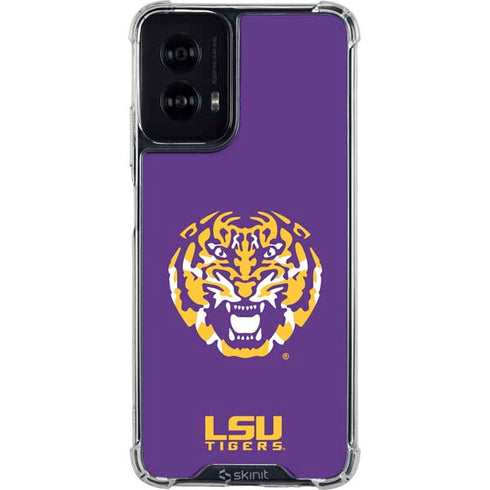 LSU Purple Tiger Mascot Moto G Power 5G (2024) Clear Case