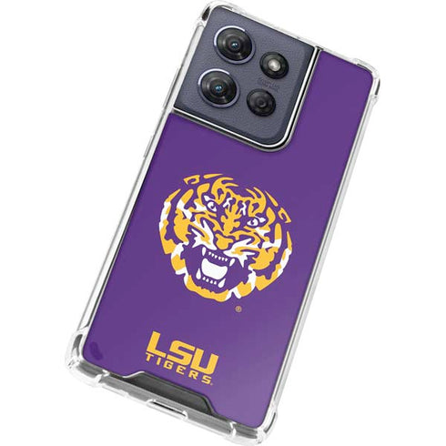 LSU Purple Tiger Mascot Moto G Power 5G (2025) Clear Case