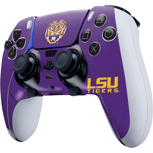 Louisiana State University - LSU Purple Tiger Mascot PS5 DualSense Edge Pro Controller Skin