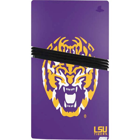 LSU Purple Tiger Mascot PS5 Pro Console Skin
