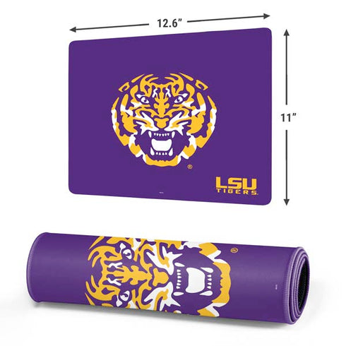 Louisiana State University - LSU Purple Tiger Mascot Gaming Mouse Pad