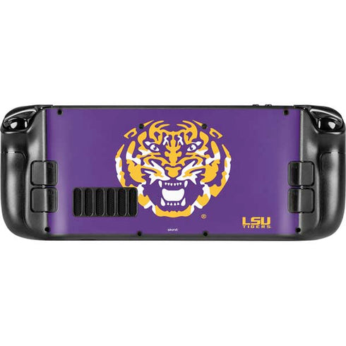 Louisiana State University - LSU Purple Tiger Mascot Steam Deck Handheld Gaming Computer Skin