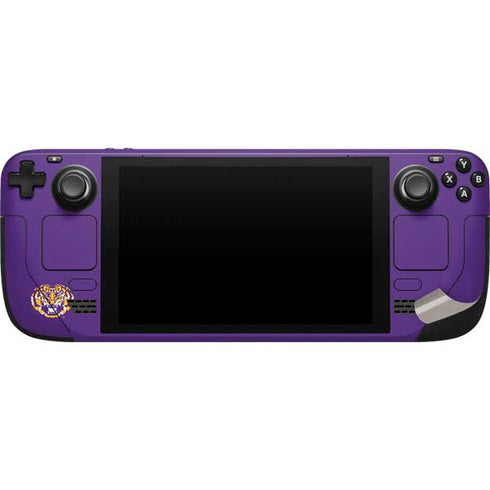 Louisiana State University - LSU Purple Tiger Mascot Steam Deck Handheld Gaming Computer Skin