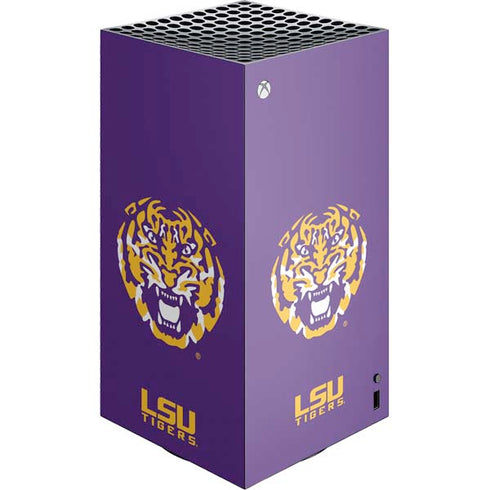 LSU Purple Tiger Mascot XBox Series X Digital Edition Console Skin