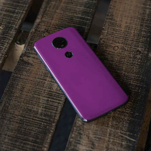 Purple Moto E5 Plus Skin