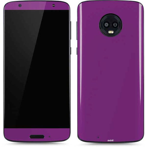 Purple Moto G6 Skin
