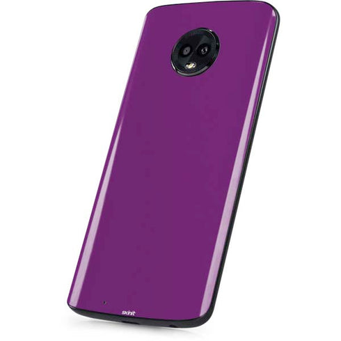 Purple Moto G6 Skin