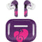 Purple Musical Notes AirPods Skins