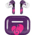 Purple Musical Notes AirPods Skins