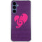 Purple Musical Notes Galaxy A35 5G Clear Case