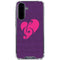 Purple Musical Notes Galaxy A36 5G Clear Case