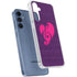 Purple Musical Notes Galaxy A55 5G Clear Case
