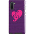Purple Musical Notes Galaxy Cases