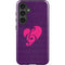 Purple Musical Notes Galaxy S25 Impact Case
