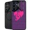 Purple Musical Notes Galaxy S25 Kickstand Case