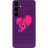 Purple Musical Notes Galaxy S24 Plus Skin