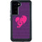 Purple Musical Notes Galaxy S24 Plus Waterproof Case