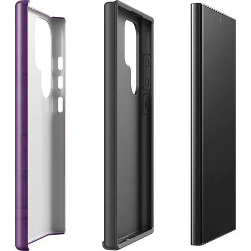 Purple Musical Notes Galaxy S25 Ultra Impact Case
