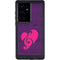Purple Musical Notes Galaxy S24 Ultra Waterproof Case