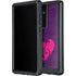 Purple Musical Notes Galaxy S24 Ultra Waterproof Case