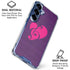 Purple Musical Notes Galaxy S25 Clear Case