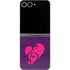 Purple Musical Notes Galaxy Z Flip6 Skin