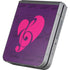 Purple Musical Notes Galaxy Z Flip6 Skin