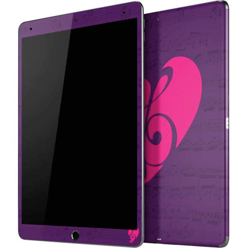 Purple Musical Notes iPad Skins