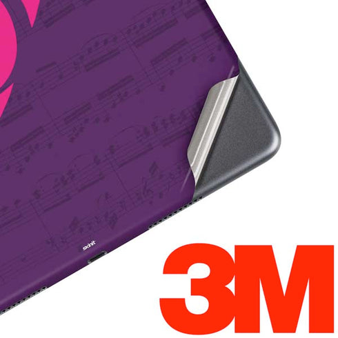 Purple Musical Notes iPad Skins