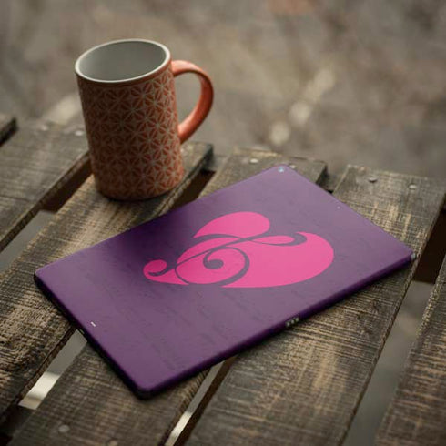 Purple Musical Notes iPad Skins