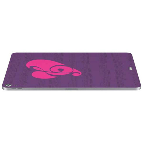 Purple Musical Notes Apple iPad Air Skin