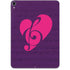 Purple Musical Notes Apple iPad Pro Skin