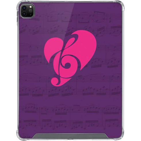 Purple Musical Notes iPad Cases