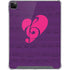 Purple Musical Notes iPad Cases