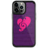 Purple Musical Notes iPhone Cases