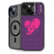 Purple Musical Notes iPhone 14 Plus Kickstand Case