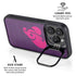 Purple Musical Notes iPhone 15 Pro Kickstand Case