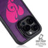 Purple Musical Notes iPhone 15 Pro Kickstand Case