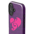 Purple Musical Notes iPhone 16 Impact Case