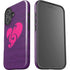Purple Musical Notes iPhone 16 Plus Impact Case